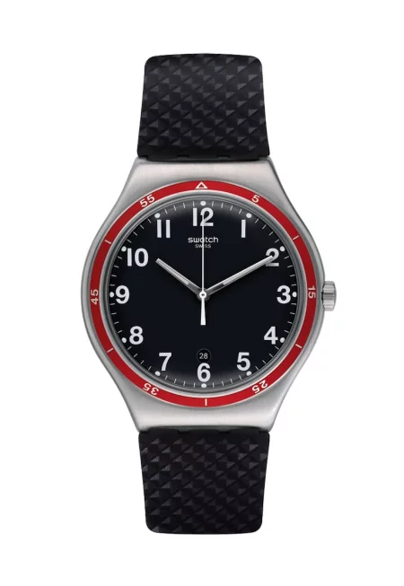 TBC  Man Irony Silvery & Black Watch