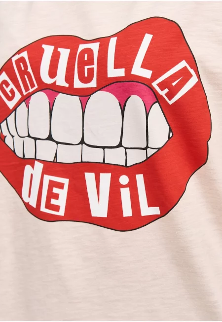 Тениска Cruella Devil Lips 3989 с принт