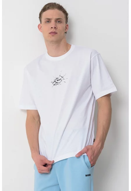 Тениска от памук с лого