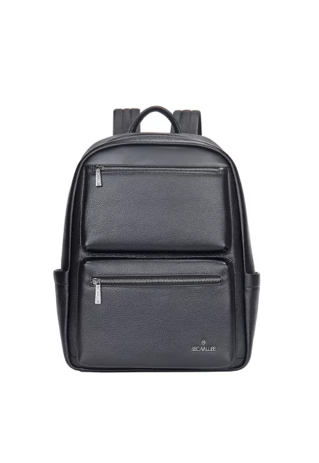 Унисекс кожена раница 166989 - Черен