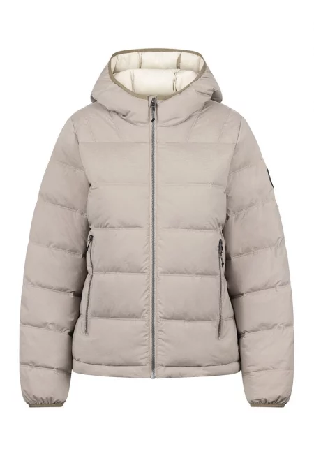 Зимно яке Rollins с цип - Сиво-бежов