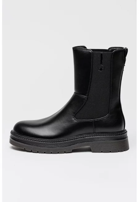 Боти челси Susanna от еко кожа - Черен