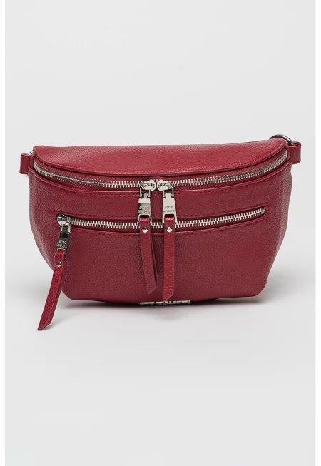 Чанта Clarke през рамо от еко кожа - Керемидено червено