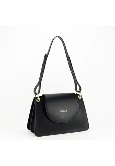 Чанта Premium от естествена кожа 8928 122 Черна 15271 - Черен