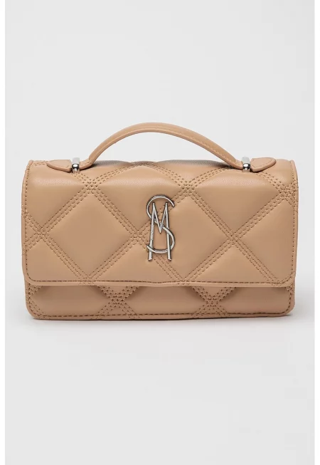 Чанта през рамо Bjeffa от еко кожа - Светлокафяв