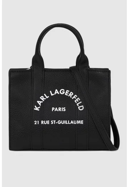 Чанта за рамо от еко кожа с лого