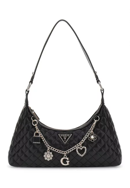 Чанта за рамо с декоративна верижка с висулки