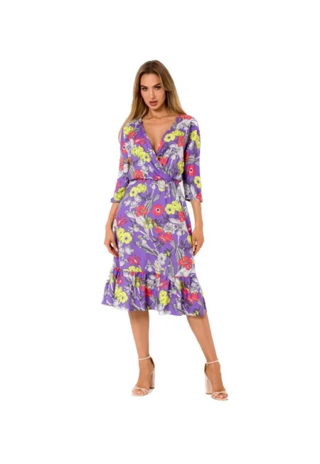 Дамска миди рокля - Made of Emotion - Paangen