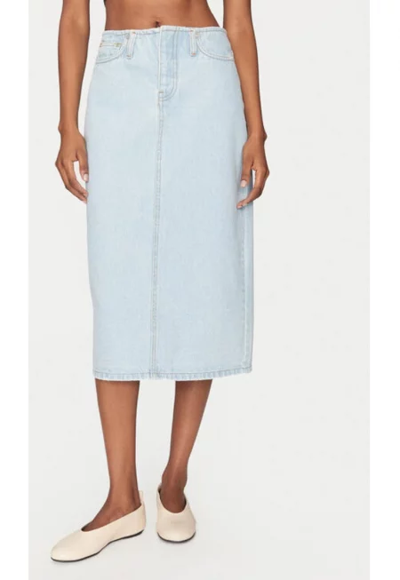 Дамска пола - 2-ри ден - 305214409 - Памук - Син