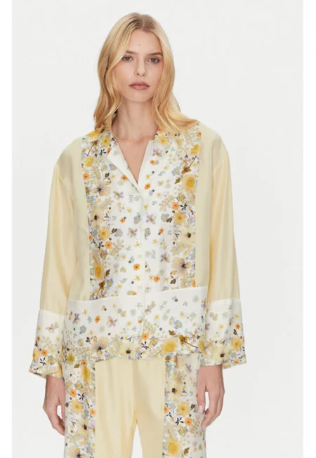 Дамска риза -  304892783 - Коприна - Бежов