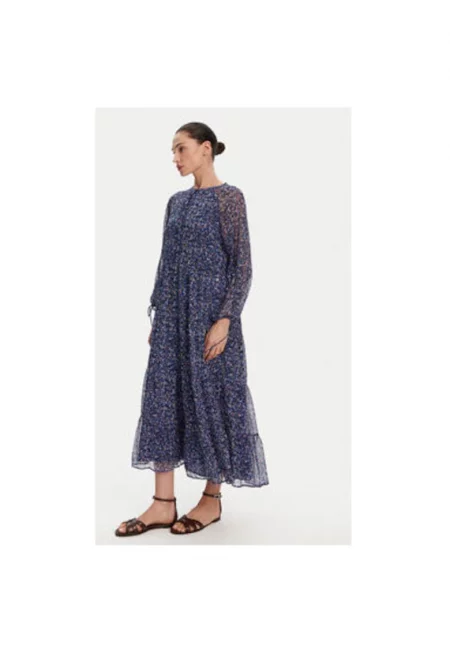 Дамска рокля  PL953631 - Полиестер - Син