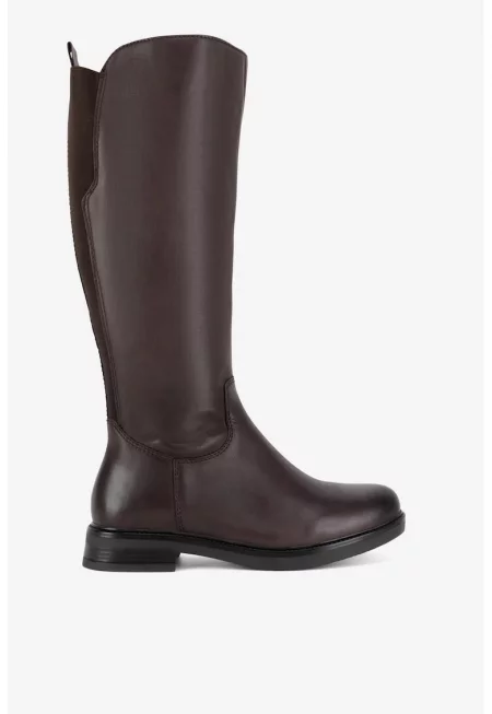 Дамски ботуши  5905588877431 - Естествена кожа - Кафяв