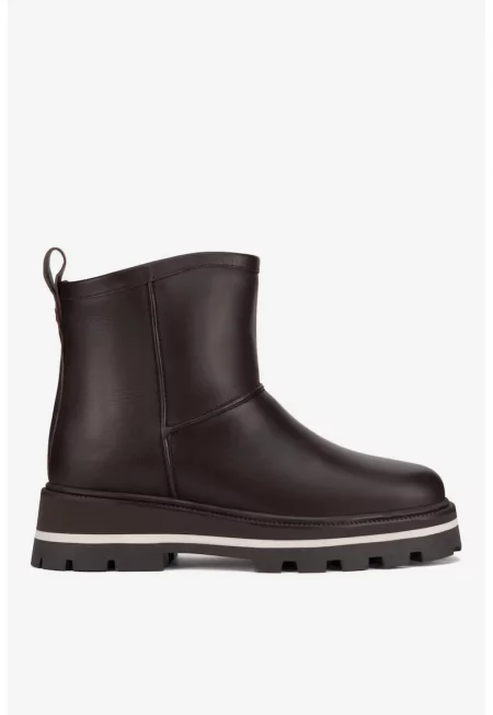 Дамски ботуши  5905588986485 - Естествена кожа - Кафяв
