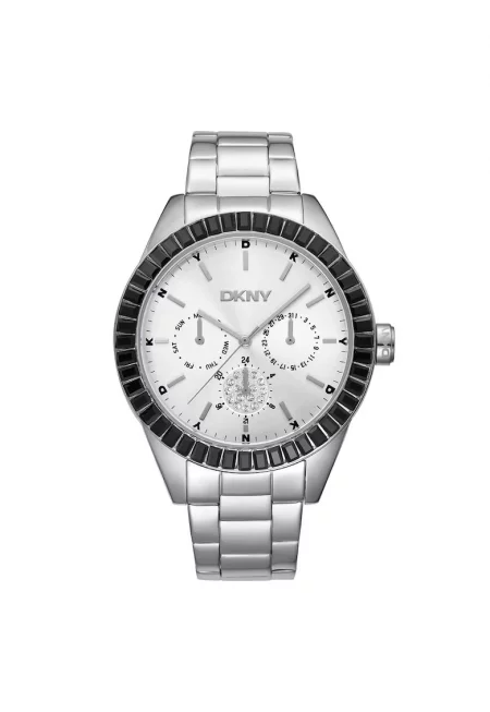 Дамски часовник  DK1L027M0035 - стомана - 40мм - сив - кварцов механизъм - водоустойчивост 5 АТМ