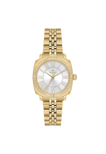 Дамски часовник  модел WWL112304 - 32 мм - златист - стоманена каишка - 5 ATM