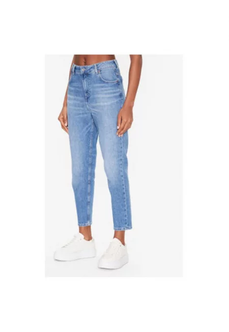 Дамски дънки  302726608 - Памук - 48679 - Син