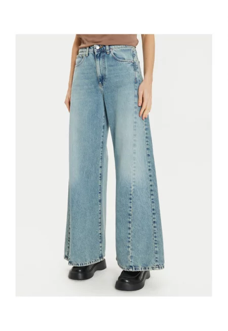 Дамски дънки -  304950162 - Синтетика - Син - Син