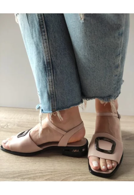 Дамски ежедневни сандали  60001A C5-N Розов Нюд