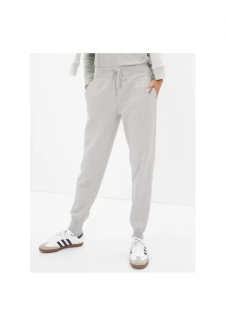 Дамски панталон -  303615505 - Памук - Сив