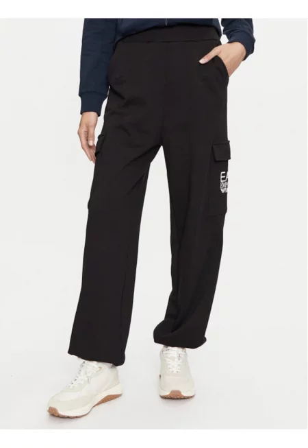 Дамски панталон - Emporio Armani  303960650 - Памук - Черен - Черен