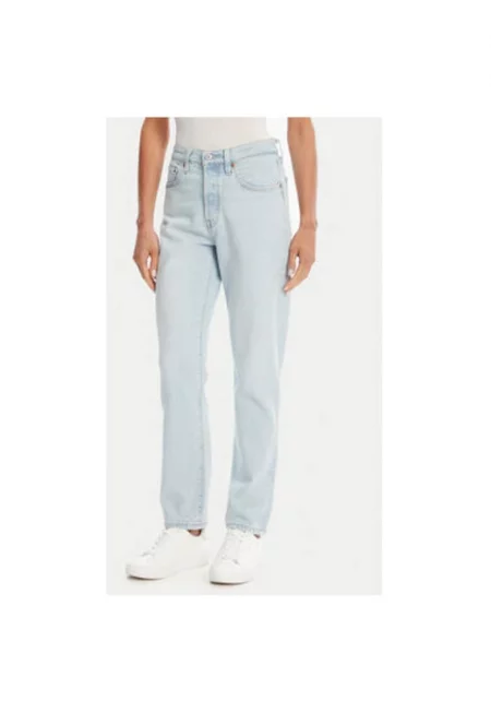 Дамски панталон  S - 36200-0326 - Памук/Еластан - Син