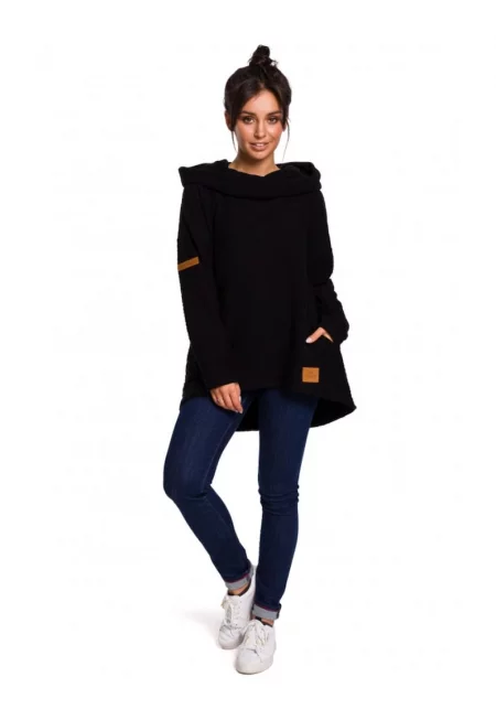 Дамски пуловер  Meinolf - Черен