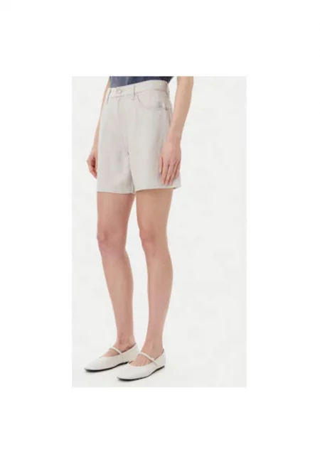 Дамски шорти Levi S - A9311-0018 - Дънкови - Лен/Вискоза - Екрю