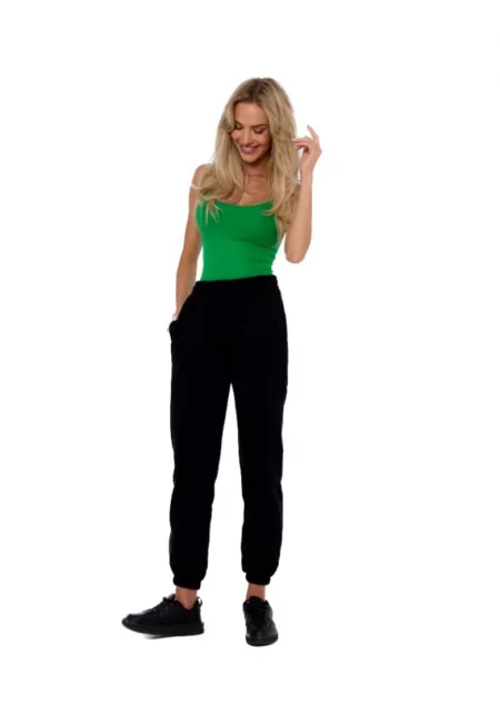 Дамски спортен панталон - Made of Emotion - Mazwi - черен - Черен