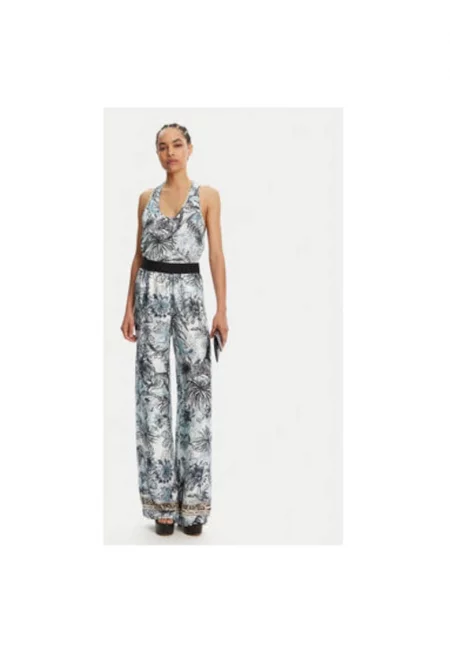 Дамски топ  78PAH640 NS665 - Вискоза - Син/Сив - Сив/Син