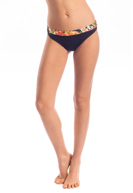 Долна част на бански Silcote - Черен/Оранжев/Тъмносин