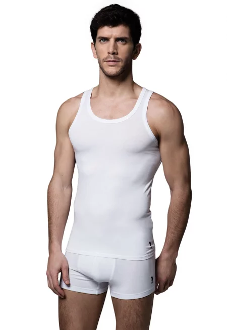 Домашен топ с лого - Бял