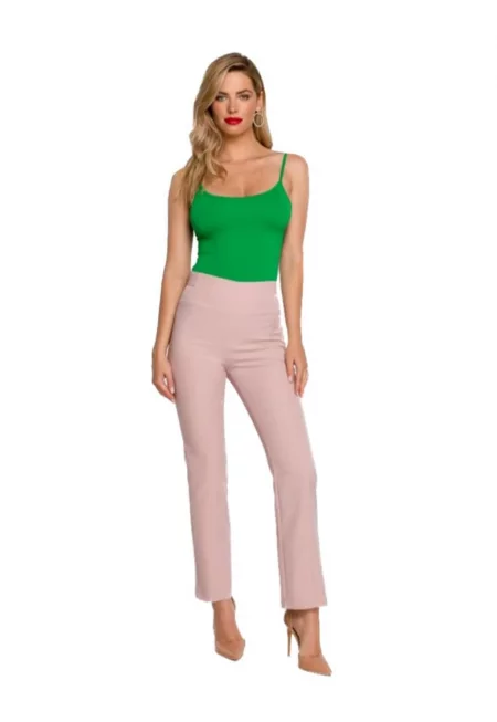 Елегантен дамски панталон Маковер Кларамур тъмно розов