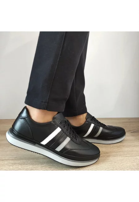 Ежедневни мъжки обувки  B67-2101 Black - Черни - Черен