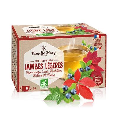 Infusion bio jambes legeres/ Чай за венозната система, 20 филтърни пакетчета