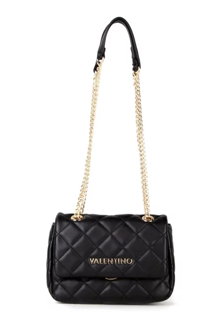 Капитонирана чанта през рамо Ocarina от еко кожа - Черен