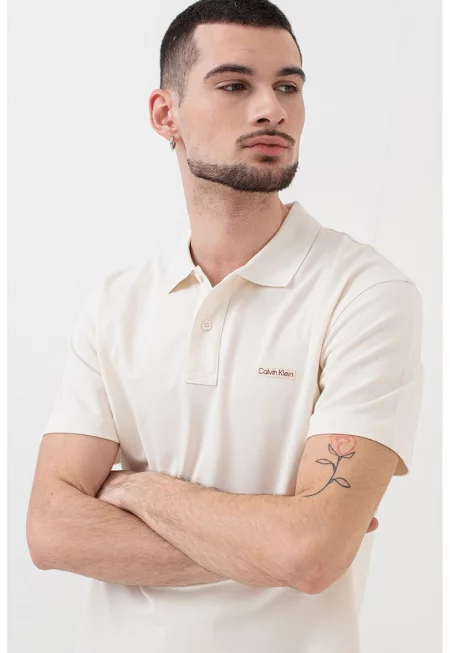 Къси дънки със средна талия - Бледожълт