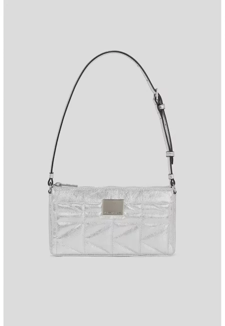 Кожена чанта през рамо с лого