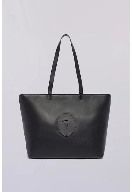 Кожена шопинг чанта Society