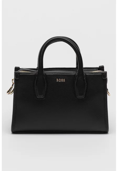 Малка ръчна чанта с отделяща се презрамка - Черен