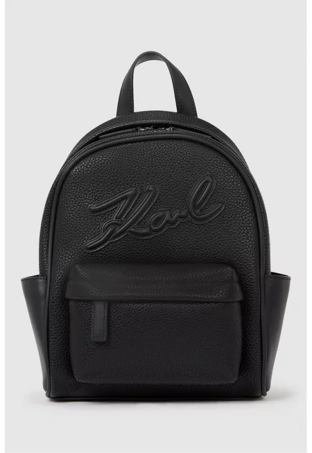 Малка раница от еко кожа - Черен