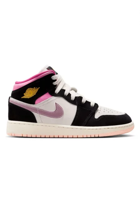 Маратонки  Air Jordan 1 Mid SE GS 61902 - Черен/Розово
