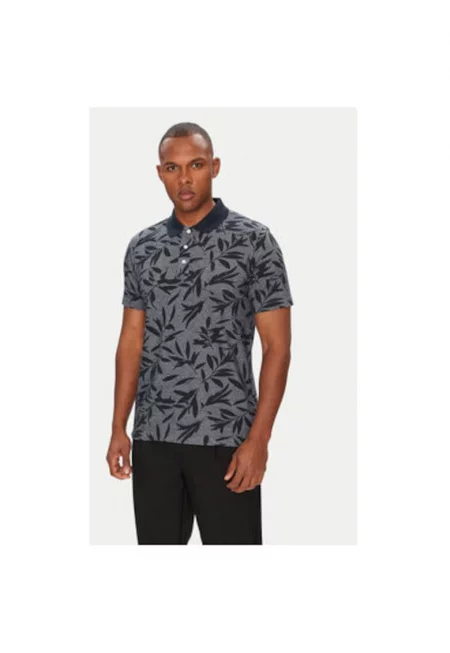 Мъжка поло риза  C5 21434.2117 - Памук - Тъмносин - Тъмносин