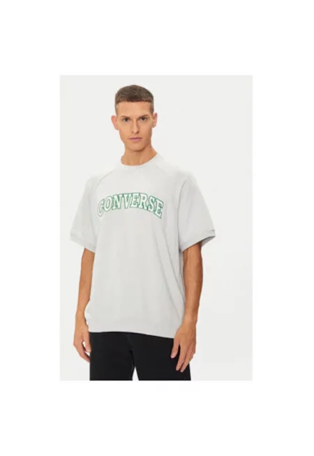 Мъжка тениска -  304113116 - Памук/Рециклиран полиестер - Бяла - Бял