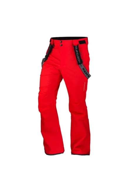 Мъжки класически ски панталон 10K/10K Ishaan - Червен