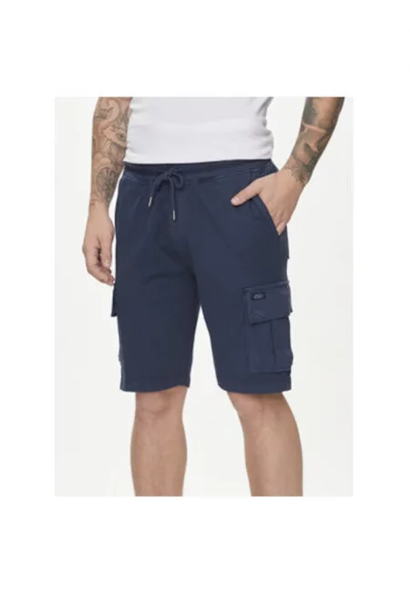 Мъжки шорти -  303530563 - Памук - Син - Тъмносин