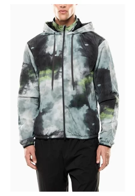 Мъжко яке  VENTUS7 M LIGHT JACKET PL GRAPHIC - Полиестер - Сиво - Сив