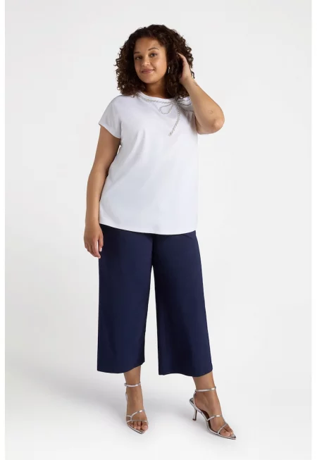 Панталон капри - Индигово синьо