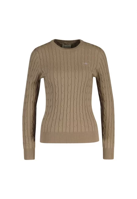 Плетен пуловер по тялото