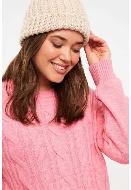 Плетен пуловер за бременни