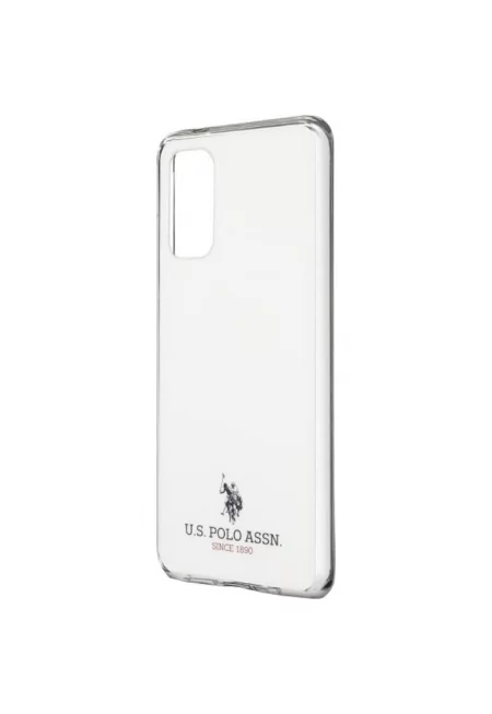 Предпазен калъф US Polo Shiny за Samsung Galaxy S20 - White